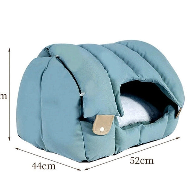 Dual-Purpose Arched Cat Nest-Green