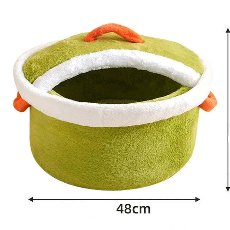 Simple Pot Cover Cat Nest