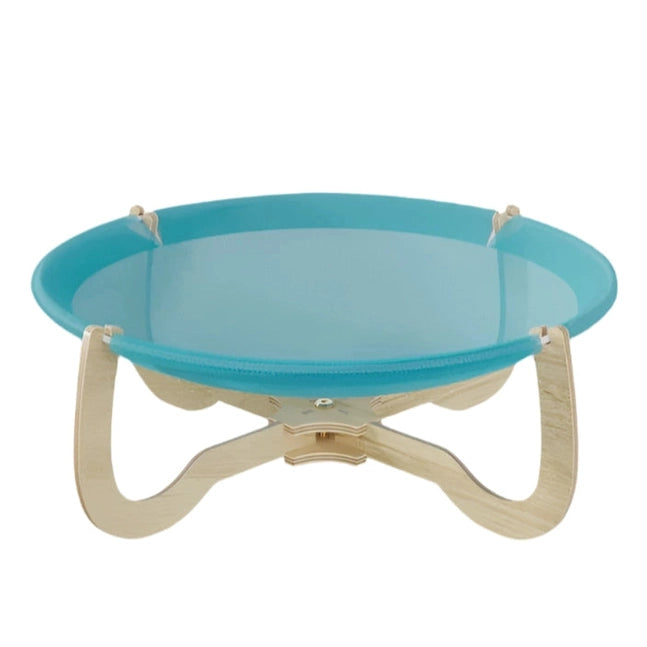 Round-Legged Camp Bed (Dark Blue)