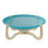 Round-Legged Camp Bed (Dark Blue)