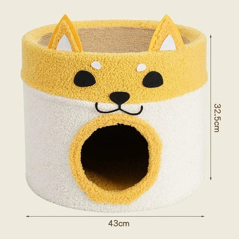 Shiba Inu Sword Hemp Bucket