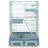 Multi-Level Cat House  with Toilet