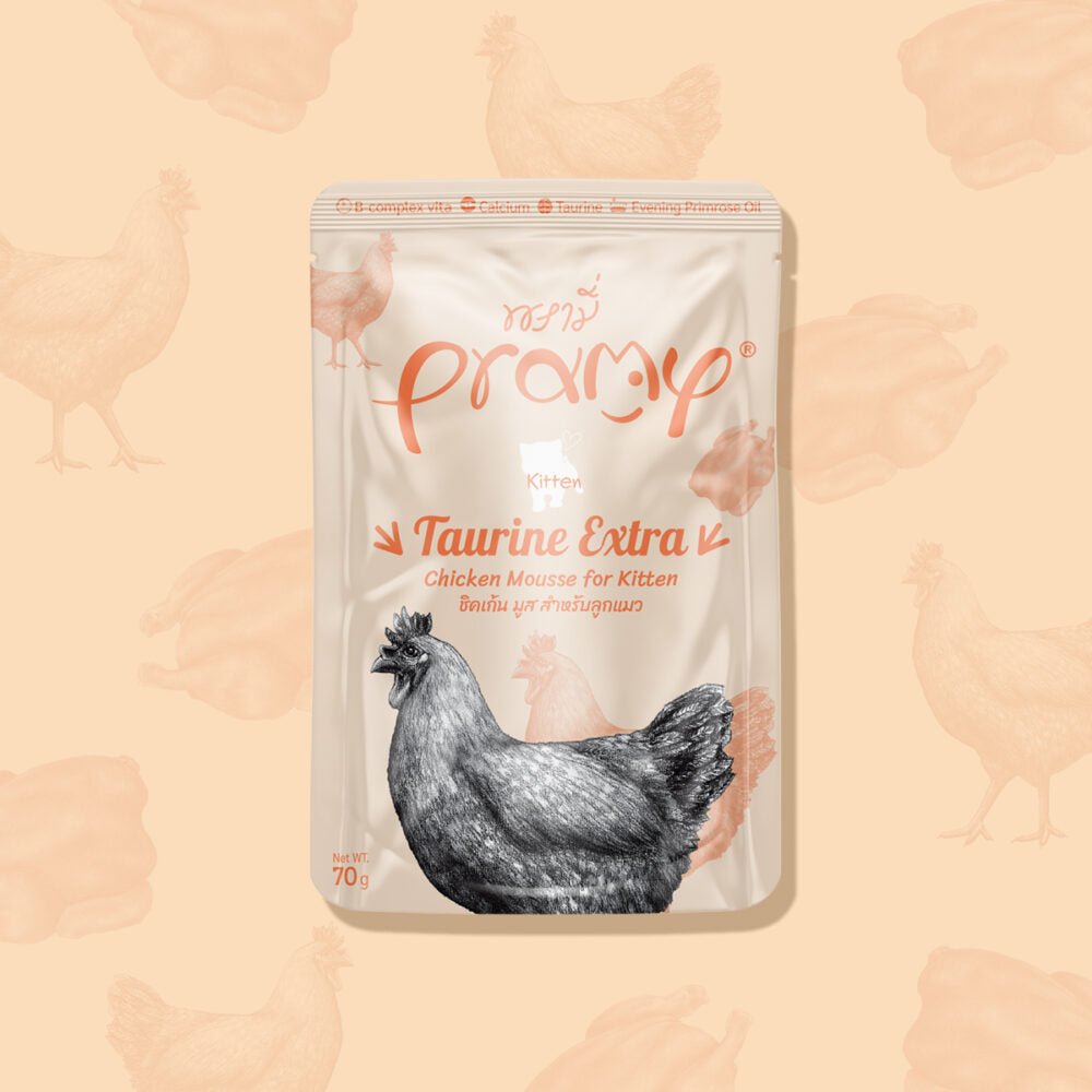 Pramy Chicken Mouse for Kitten 70g