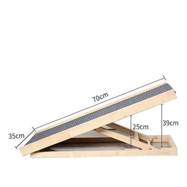 Adjustable Wooden Pet Ramp
