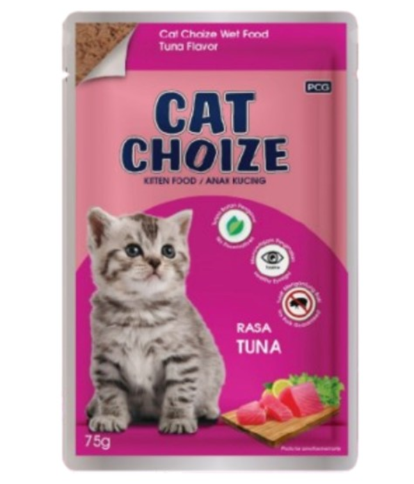 Cat Choize Kitten Food Tuna Flavour in Jelly 75g Pouch