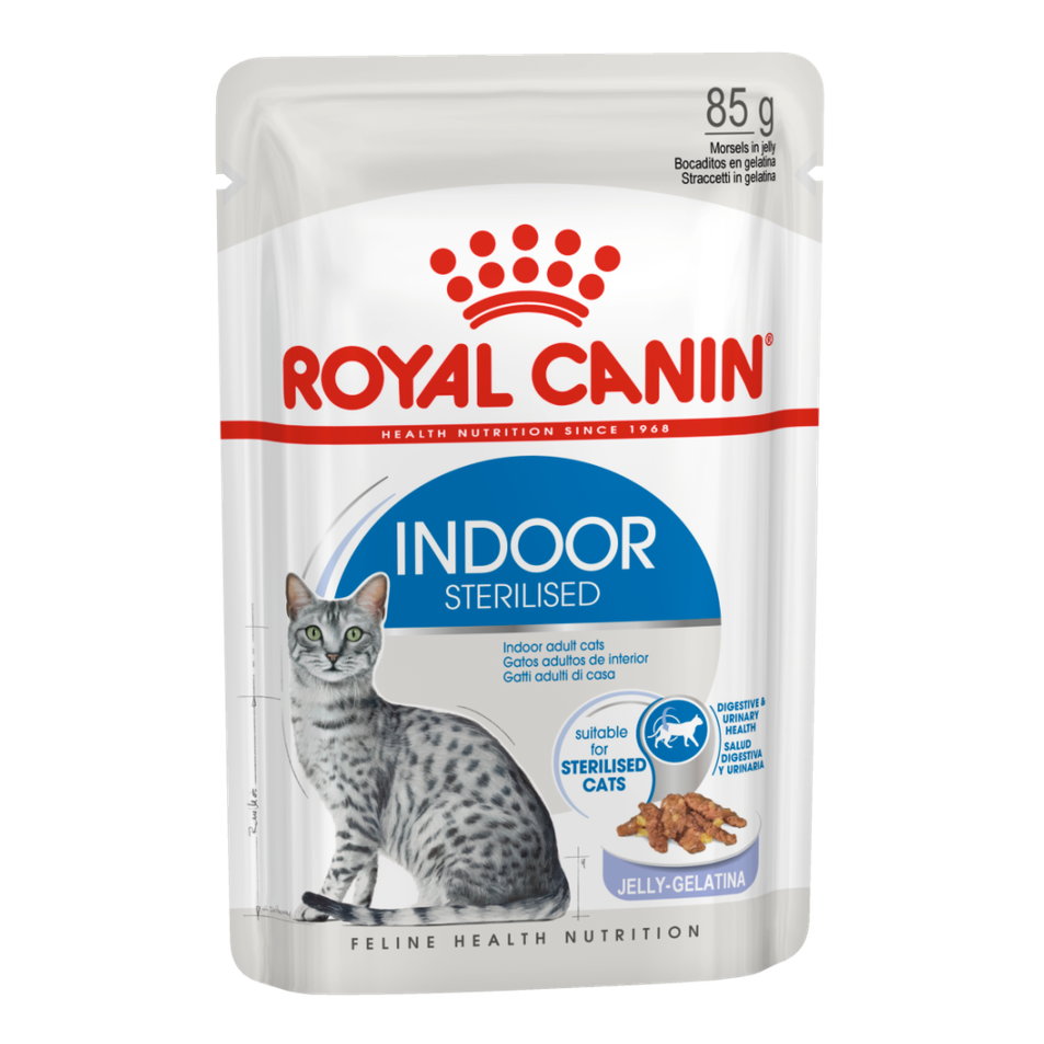 Feline Health Nutrition Indoor Jelly (Wet Food - Pouches) 12 X 85G