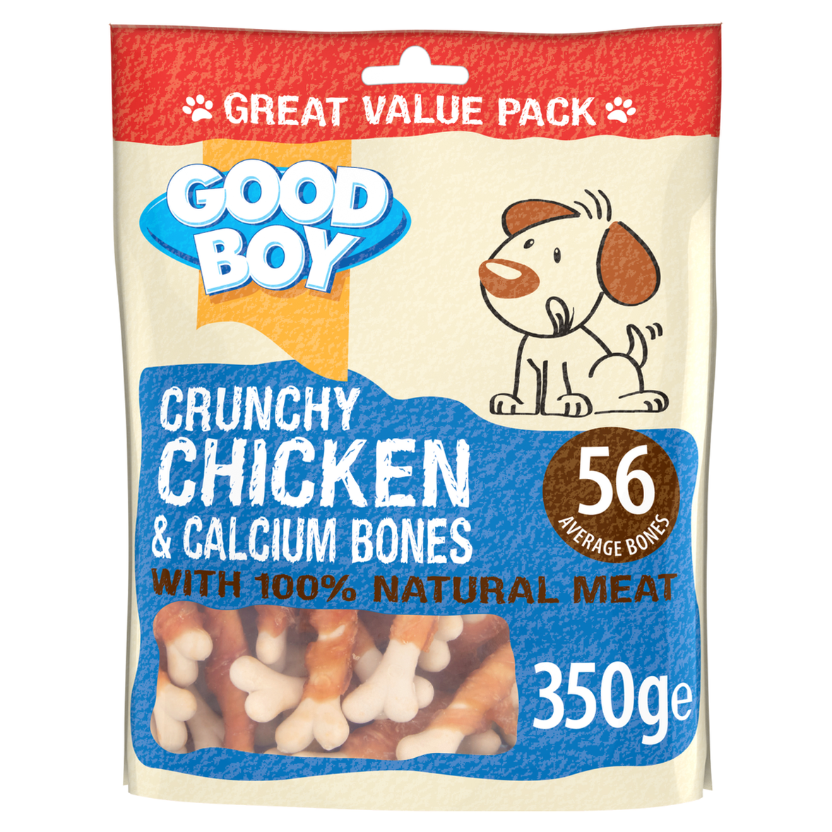 Goodboy Chicken & Calcium Bones 350G Value Pack