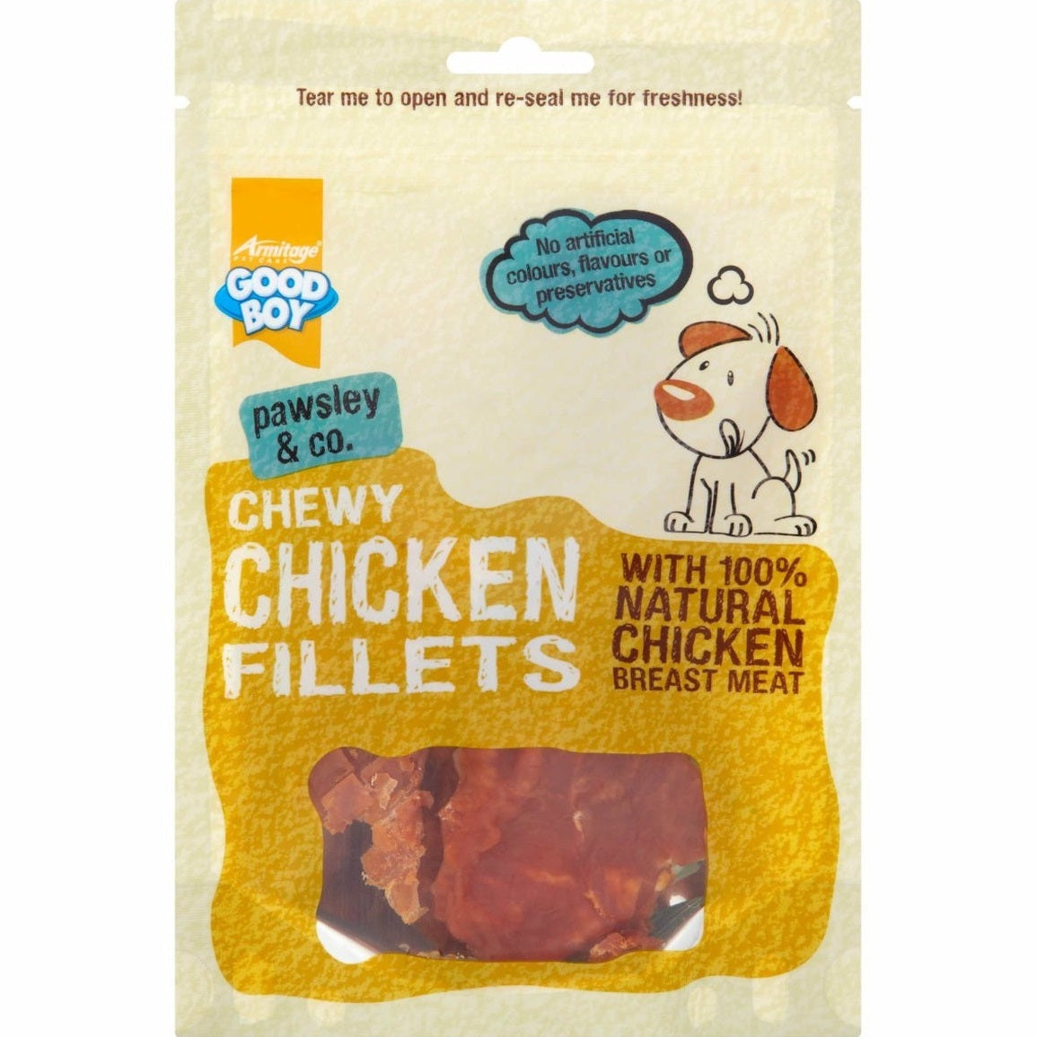 Chewy Chicken Fillets - 80G