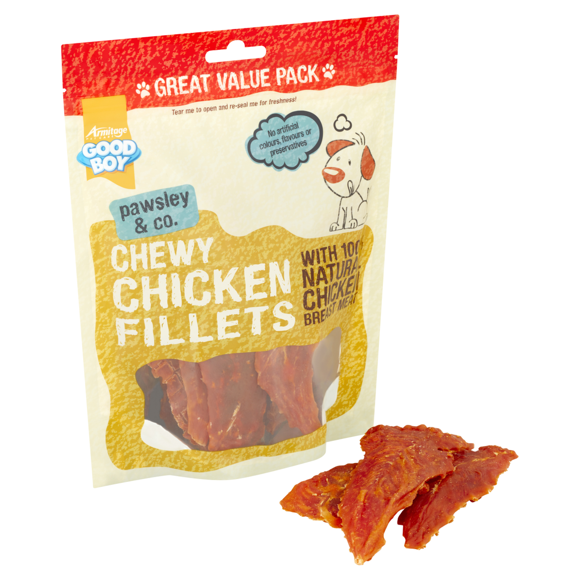 Goodboy Chewy Chicken Fillets 320G Value Pack