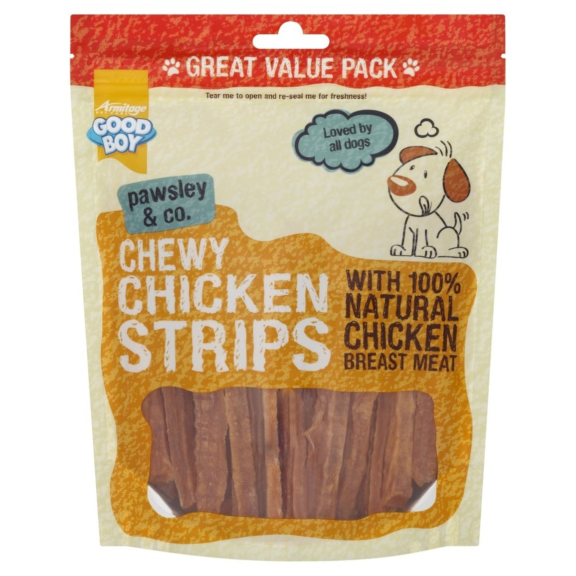 Chewy Chicken Strips - 350G Value Pack