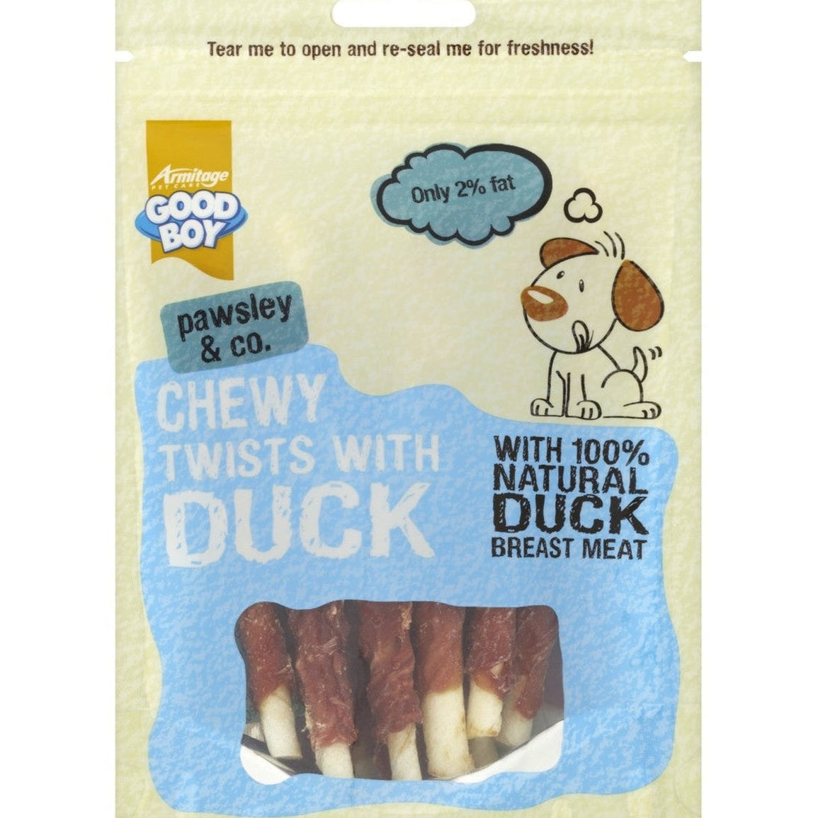 Chewy Duck Twists - 90G