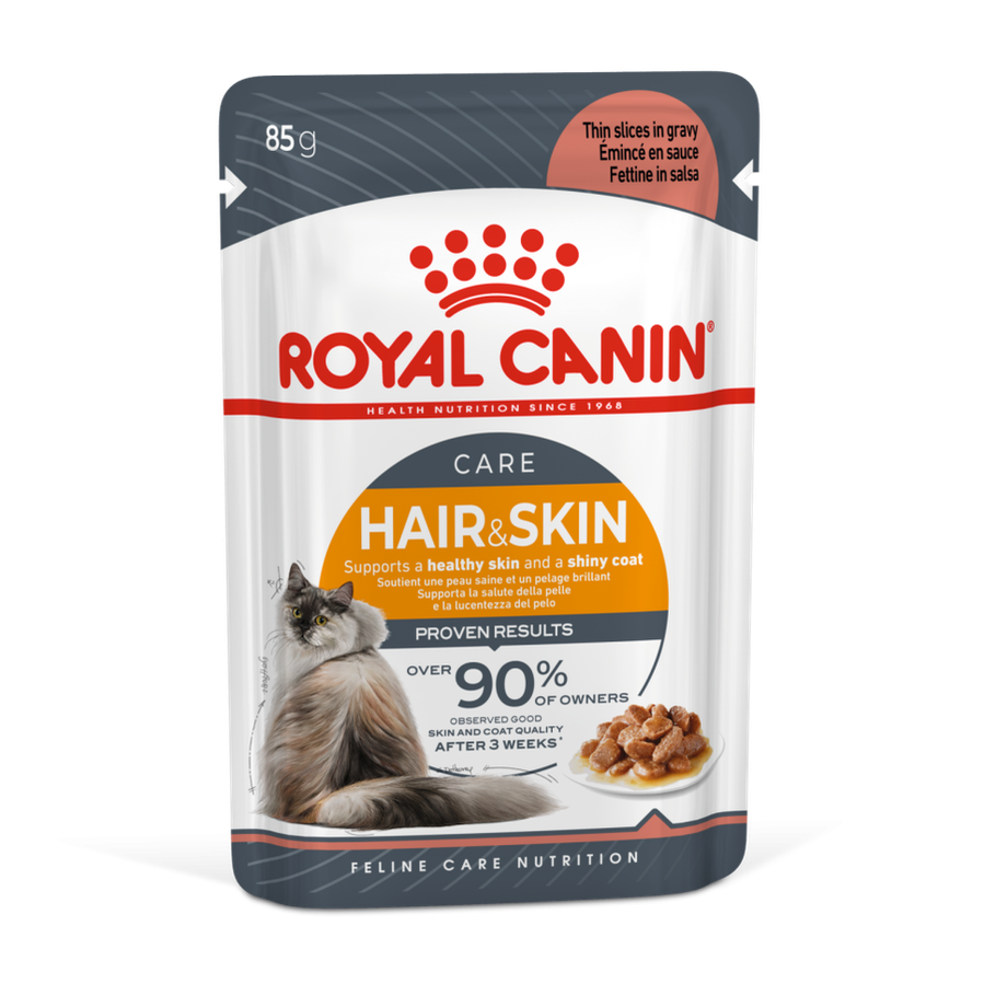 Feline Care Nutrition Hair & Skin Gravy (Wet Food - Pouches) 12X85G