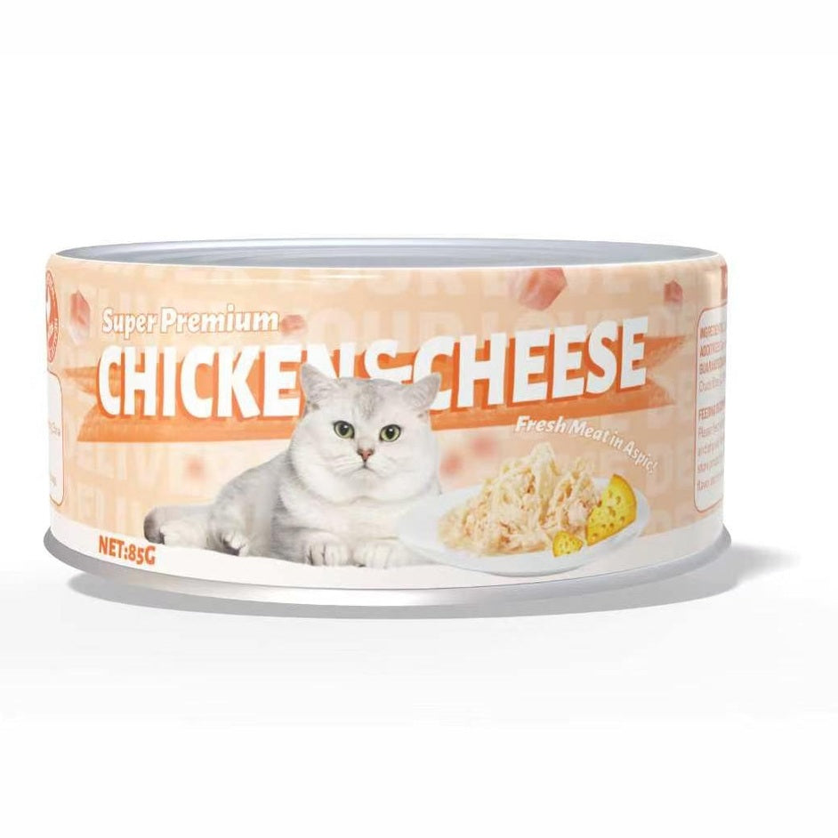 Petmetro Human Grade Chicken with Cheese Canned 85G