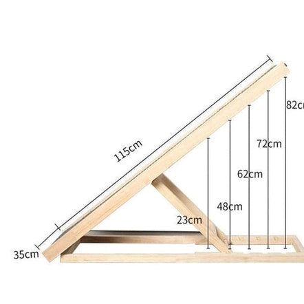Adjustable Wooden Pet Ramp