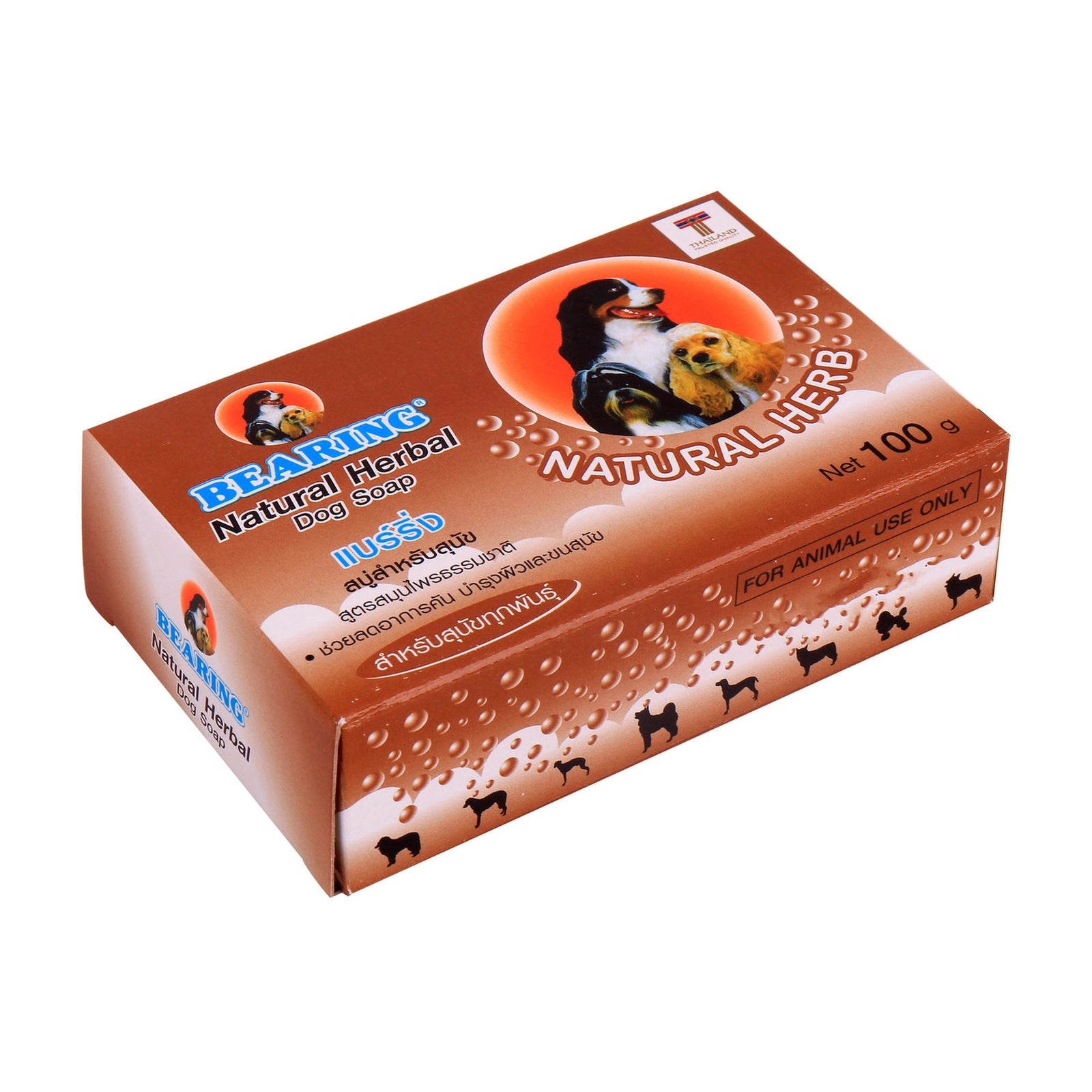 BEARING Tick & Flea Soap For Dog Herbs (100 g)