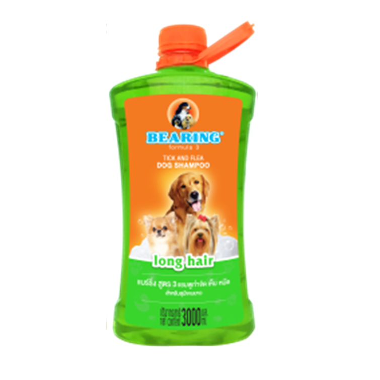 BEARING Tick And Flea Dog Shampoo Long Hair (3000 ml)