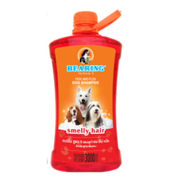 BEARING Tick And Flea Dog Shampoo Smelly Hair (3000 ml)
