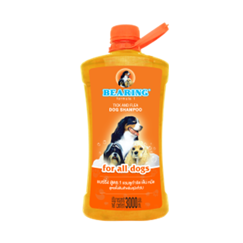 BEARING Tick And Flea Dog Shampoo All Dogs (3000 ml)