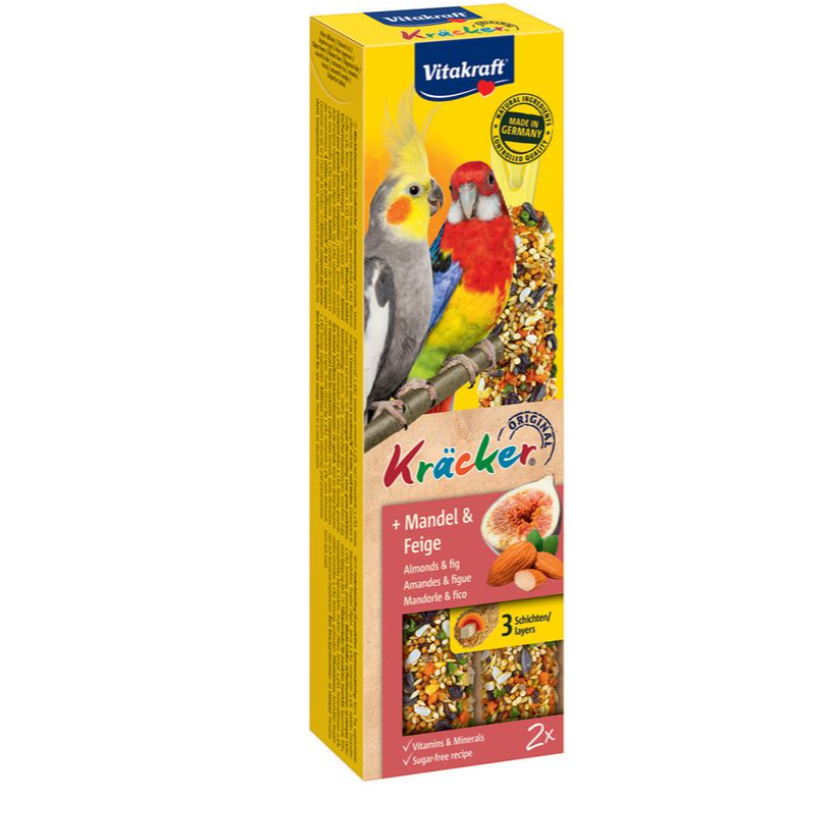 Vitakaraft Parrot Cracker Dates & Nuts 180G 2Pc
