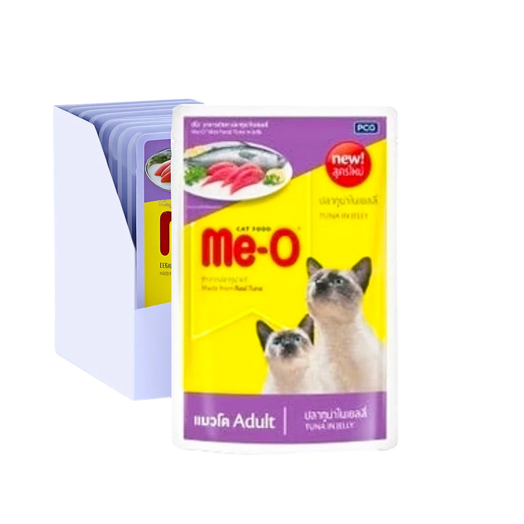 Me-O Pouch Cat Food - Tuna 80G,Pack Of 12