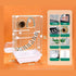 37Cm Bird Cage Landscape Acrylic Square Cage Package 3