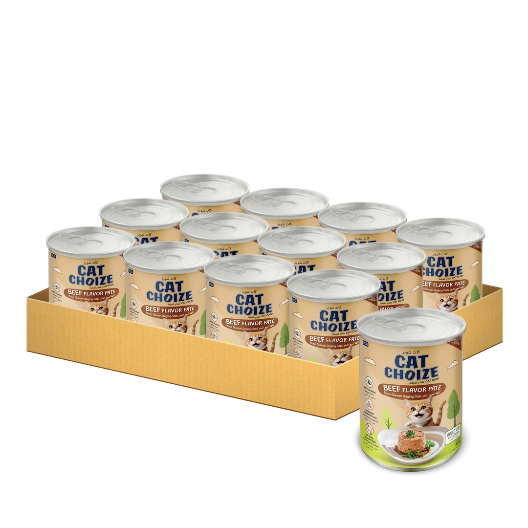 Cat Choize Adult Cat Food Beef Flavour in Jelly 400g Canned - Case Of 12