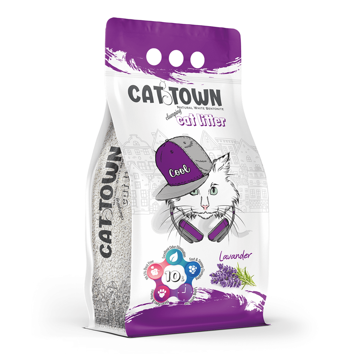 Cattown 10 Lt (0.60-2.38Mm)-Lavender