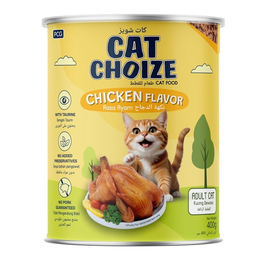 Cat Choize Adult Cat Food Chicken Flavour in Jelly 400g Can