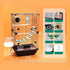 37Cm Bird Cage Landscape Acrylic Square Cage Package 3