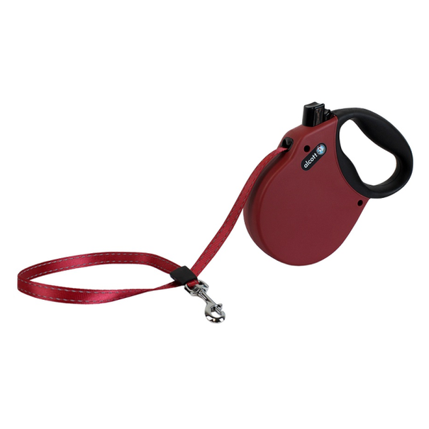 Adventure Retractable Leash, 5 M - Small - Red
