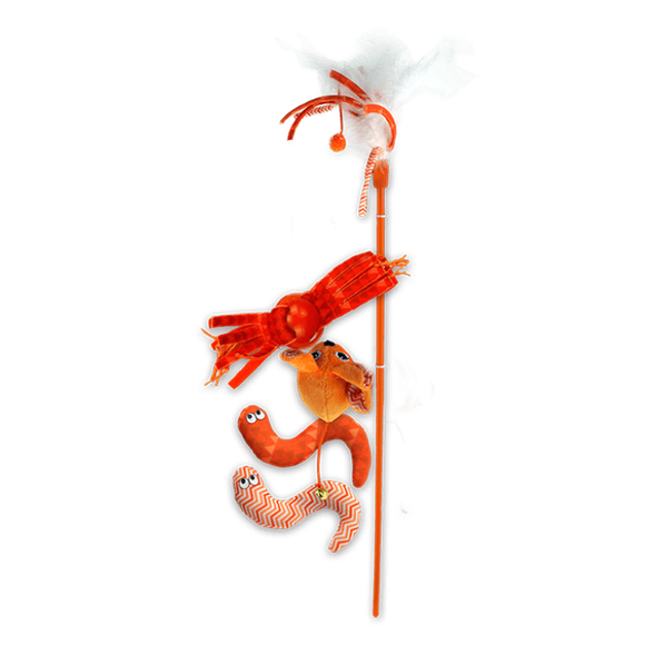 Modern Cat - Magic Wings Wand - Orange