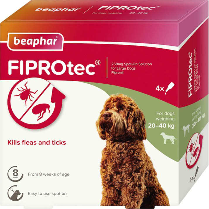 Fiprotec For Large Dog - 4 Pipettes