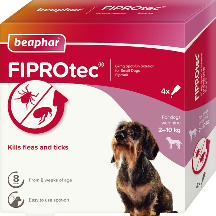 Fiprotec For Small Dog - 4 Pipettes
