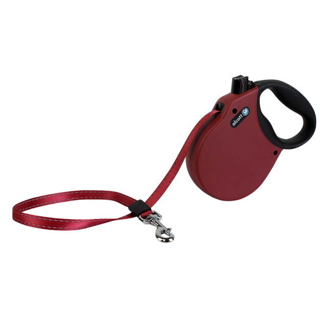 Adventure Retractable Leash, 5 M - Medium - Red