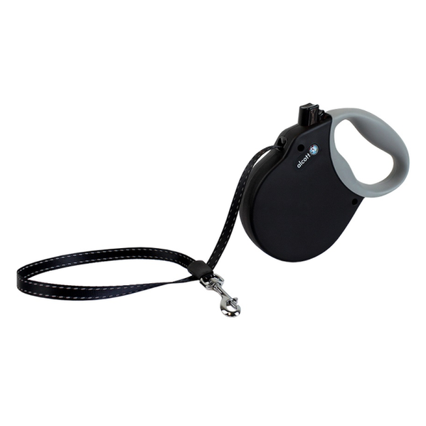 Adventure Retractable Leash, 5 M - Small - Black