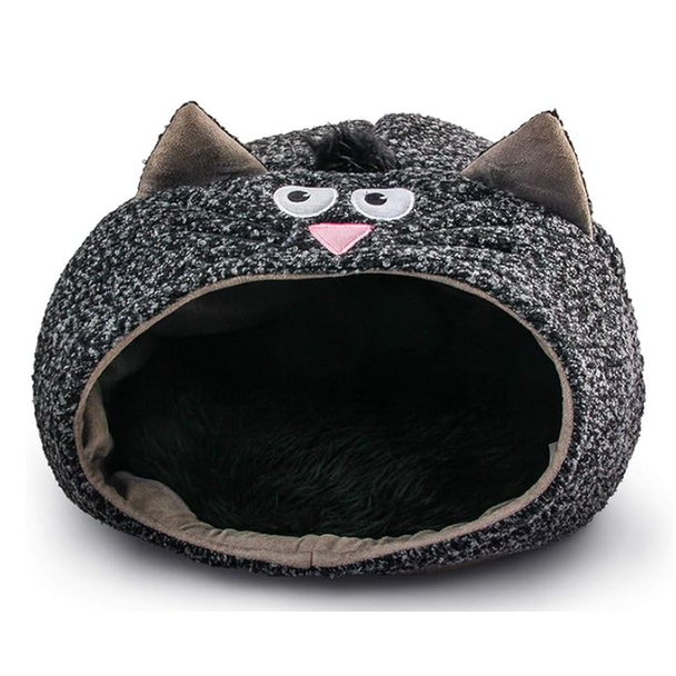 Nest Cat Bed Black