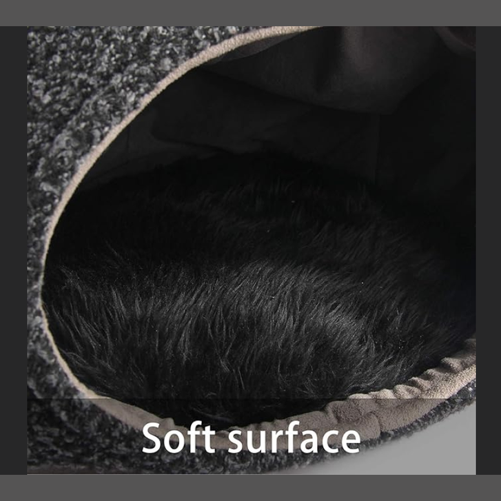 Nest Cat Bed Black