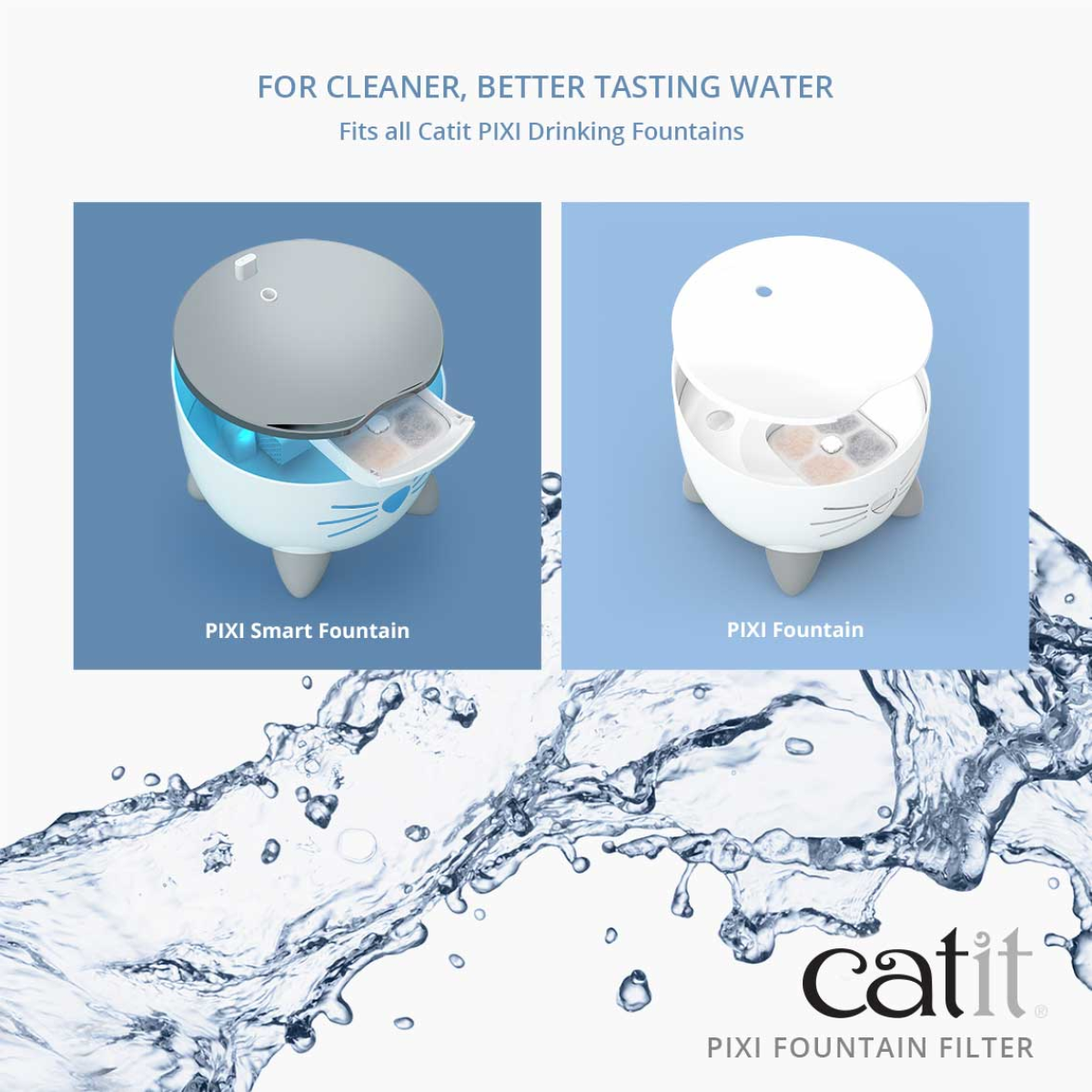Catit Pixi Fountain Filter Cartridge 3/pk