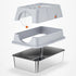 Fully Enclosed Stainless Steel Litter Box with Mat