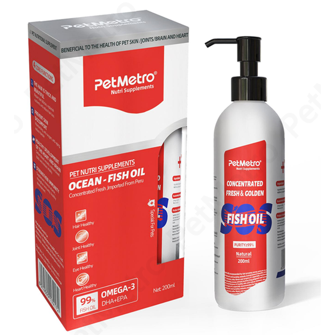 Petmetro Omega-3 Ocean Fish Oil 200Ml