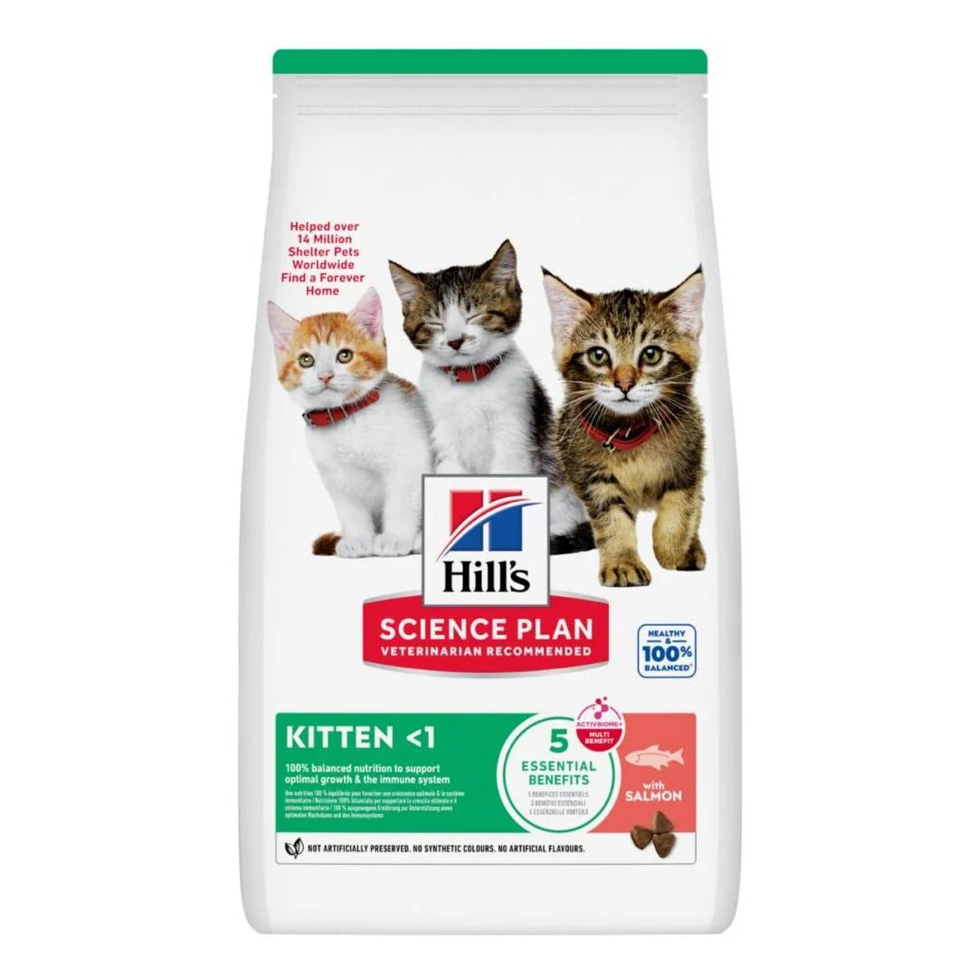 HIlls Science Plan Kitten Cat Food With Salmon 1.5kg