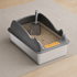 Meowda Stainless Steel Litter Box Size 50x35x23 Cm