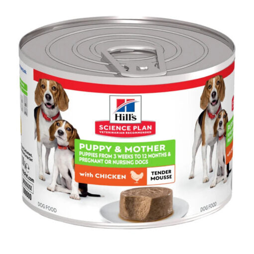 Hills Science Plan Puppy N Mother Mousse With Chicken 12x200g