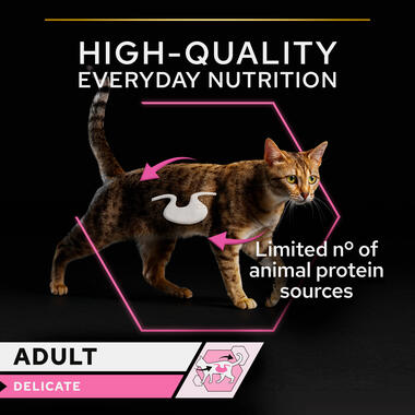 Pro Plan Delicate Adult Wet Cat Food,  Mousse Turkey 85g