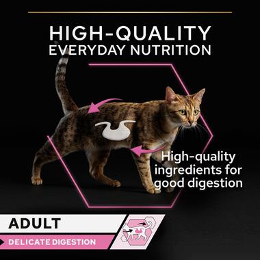 Pro Plan Delicate Digestion Adult Wet Cat Food, Ocean Fish in Gravy 85g
