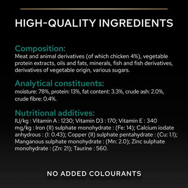 Pro Plan Sterilised Adult Wet Cat Food, Chicken in Gravy 85g