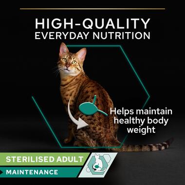 Pro Plan  Sterilised Adult Wet Cat Food, Beef in Gravy 85g