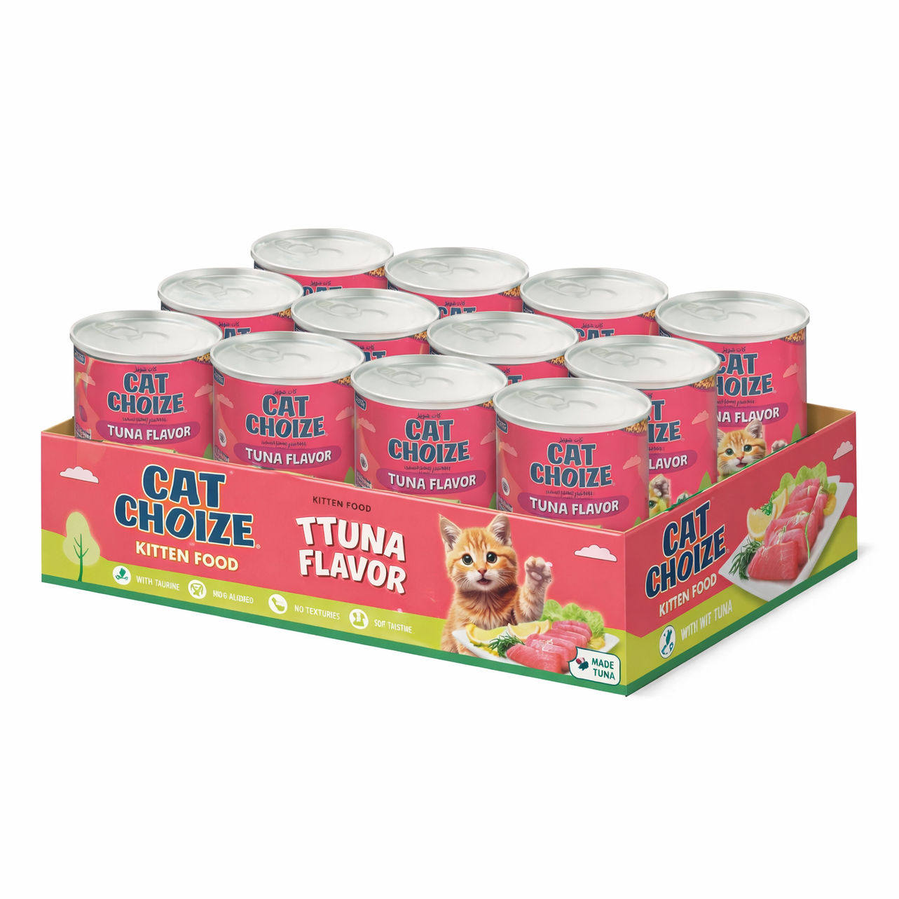 Cat Choize Kitten Food Tuna Flavour in Jelly 400g Canned - Case Of 12