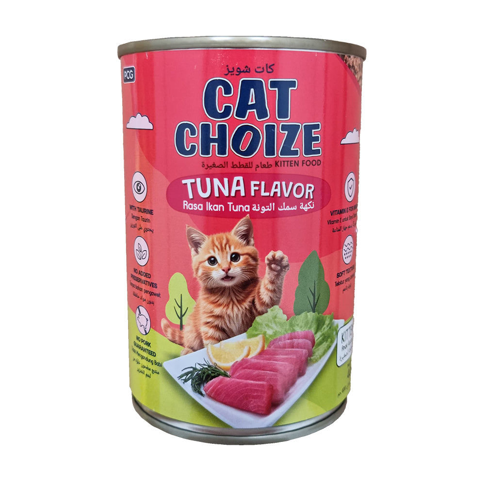 Cat Choize Kitten Food Tuna Flavour in Jelly 400g Can