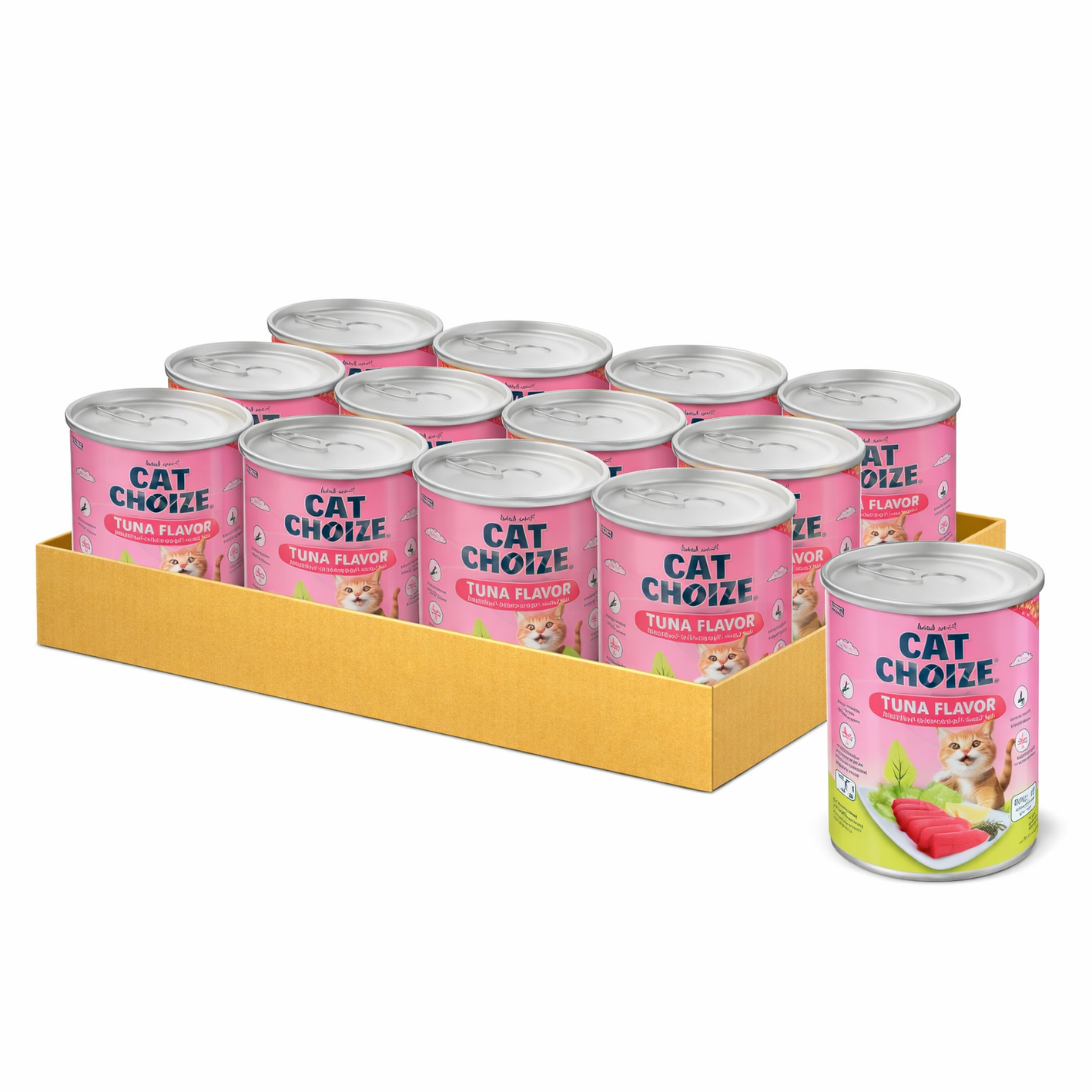 Cat Choize Adult Cat Food Tuna Flavour in Jelly 400g Canned - Case Of 12